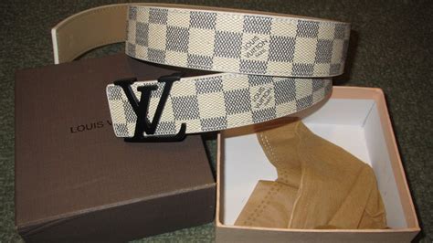 louis vuitton damier azur belt replica|louis vuitton monogram belt.